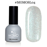Momo SL04 Gümüş Işıltılı Kalıcı Simli Oje