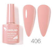 Venalisa Uv Led Hema Free 406 Pembe Parlak Kalıcı Oje
