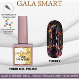 Gala Smart Yukki 7 Çok Renkli Işıltılı Kalıcı Simli Oje