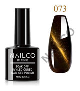 NailCo Kedi Gözü NC073 Altın Sarısı Hologram Kalıcı Simli Oje