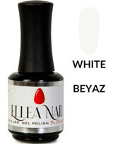 Ellea Nail Beyaz Parlak Kalıcı Oje