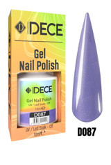 Dece D087 Mavi Sedefli Kalıcı Simli Oje