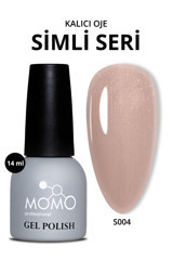 Momo S004 Pudra Işıltılı Kalıcı Simli Oje