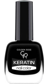 Golden Rose Keratin Nail Color 79 Siyah Parlak Oje
