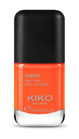 Kiko Milano Smart Fast Dry Tangerine 09 Turuncu Parlak Oje