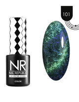 Nail Republic Kedi Gözü 101 Çok Renkli Parlak Kalıcı Simli Oje