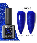 Ursugar Color Base URH049 Lacivert Işıltılı Kalıcı Simli Oje
