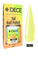 Dece D090 Sarı Parlak Kalıcı Simli Oje