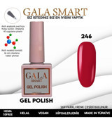 Gala Smart Klasik Seri 246 Kırmızı Parlak Kalıcı Oje