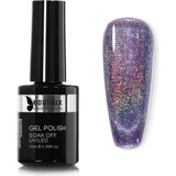 Beautilux Holographic BCM-08 Mor Işıltılı Kalıcı Simli Oje