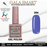 Gala Smart Klasik Seri 206 Mor Parlak Kalıcı Oje