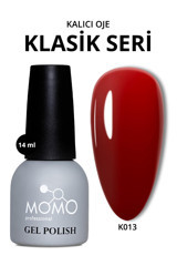 Momo K013 Bordo Parlak Kalıcı Oje