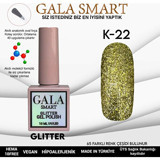 Gala Smart Glitter K22 Altın Sarısı Işıltılı Kalıcı Simli Oje