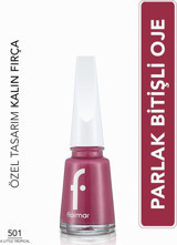 Flormar Nail Enamel 501 Pembe Parlak Oje