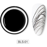 Beautilux Air Dry Asitli BLS-01 Siyah Parlak Kalıcı Oje
