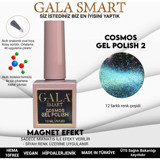 Gala Smart Cosmos Kedigözü M2 Mavi Işıltılı Kalıcı Simli Oje