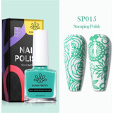 Born Pretty Nail Stamping SP015 Mavi Parlak Kalıcı Oje