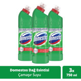 Domestos Yoğun Kıvamlı Kokulu Banyo-Mutfak İçin Konsantre Jel Çamaşır Suyu 3x750 ml