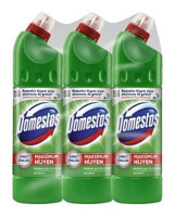 Domestos Yoğun Kıvamlı Dağ Esinitisi Banyo-Mutfak İçin Konsantre Jel Çamaşır Suyu 3x750 ml