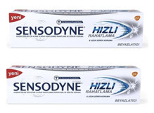 Sensodyne Hızlı Rahatlama Beyazlatıcı Naneli Florürlü Diş Macunu 2x75 ml