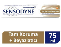 Sensodyne Tam Koruma Beyazlatıcı Naneli Florürlü Diş Macunu 75 ml