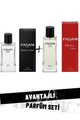 Padam Paris Hero İkili Erkek-Kadın Parfüm Seti EDP