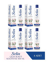 Selin Çiçeksi Kolonya 4x400 ml
