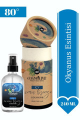 Cosmolive 80 Derece Okyanus Esintisi Sprey Cam Şişe Kolonya 240 ml