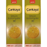 Çankaya 80 Derece Limon Kolonya 2x400 ml