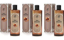 Rebul Dark Spice Cam Şişe Kolonya 3x270 ml