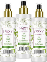 Poxy 70 Derece Yeşil Çay Kolonya 3x100 ml