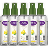 Duru Alkollü Limon Çiçeği Sprey Kolonya 5x50 ml
