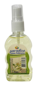 Paradise 80 Derece Limon Sprey Kolonya 5x50 ml