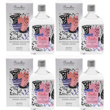 Pomellos 80 Derece Orkide Çiçeği Cam Şişe Kolonya 4x250 ml