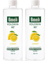 Emek Gliserinli Limon Kolonya 2x400 ml