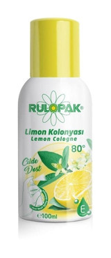 Rulopak Aerosol Limon Kolonya 100 ml