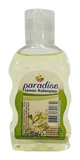 Paradise 80 Derece Limon Kolonya 5x50 ml