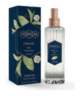 Pereja 80 Derece Yeşil Çay Sprey Cam Şişe Kolonya 100 ml