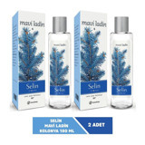 Selin Mavi Ladin Cam Şişe Kolonya 2x180 ml