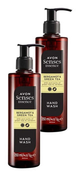 Avon Senses Essence Bergamot-Yeşil Çay Alkolsüz Antibakteriyel Köpük Nemlendiricili Sıvı Sabun 2'li 250 ml