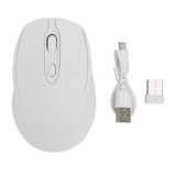 Topiky Sessiz Kablosuz Beyaz Optik Mouse