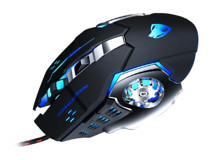 Bestonzon V6 RGB Makrolu Kablolu Siyah Optik Gaming Mouse