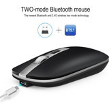 Jingyi Sessiz Kablosuz Siyah Optik Mouse