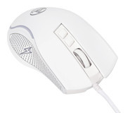 Shanrya M8S 8 RGB Ergonomik Makrolu Kablolu Beyaz Optik Mouse