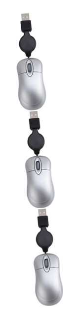 Hemobllo Kablolu Gümüş Optik 3 Adet Mouse