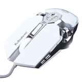 Hemobllo RGB Sessiz Makrolu Kablolu Siyah Optik Gaming Mouse