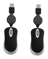 Partykindom Kablolu - Kablosuz Siyah Optik Mouse