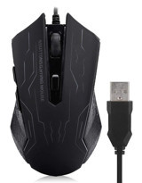 Ashata RGB Sessiz Ergonomik Makrolu Kablolu Siyah Optik Gaming Mouse