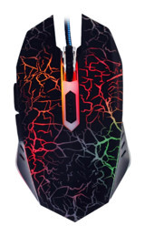 Gatuida RGB Makrolu Kablosuz Desenli Siyah Optik Gaming Mouse
