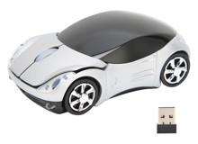 Vbestlife Araba Görünümlü Ergonomik Kablosuz Gümüş Optik Mouse